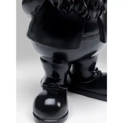 Deko Figur Zwerg Standing Schwarz Gold 30Cm