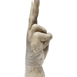 Deko Hand Victory Tattoo Eye 36Cm