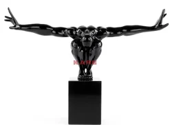 Deko Objekt Athlet Schwarz