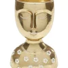 Deko Objekt Daisy Head Gold 19Cm