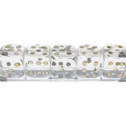 Deko Objekt Dice Transparent 17X4Cm