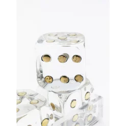 Deko Objekt Dice Transparent 17X4Cm