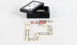 Deko Objekt Domino Schwarz/Weis 14X5Cm