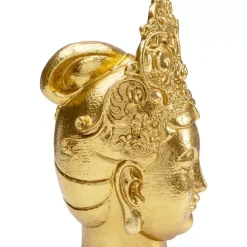 Deko Objekt Goddess Head Gold 39Cm