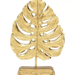 Deko Objekt Monstera Leaf Gold 26Cm
