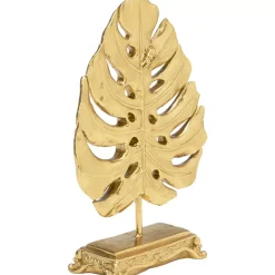 Deko Objekt Monstera Leaf Gold 26Cm