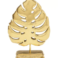Deko Objekt Monstera Leaf Gold 26Cm