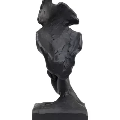 Deko Objekt Quiet Face Schwarz 31Cm