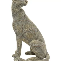 Deko Objekt Sitting Leopard Pearls 42