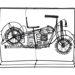 Deko Objekt Wire Harley Bike 32Cm