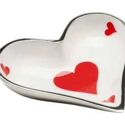 Deko Schale Hearts Card 15X13Cm