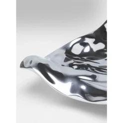 Deko Schale Jade Silber 48X22Cm