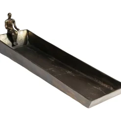 Deko Schale Sitting Man 74X20Cm