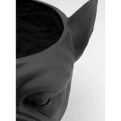 Deko Ubertopf Bulldog Schwarz