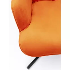 Drehsessel Oscar Velvet Orange