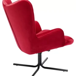 Drehsessel Oscar Velvet Rot