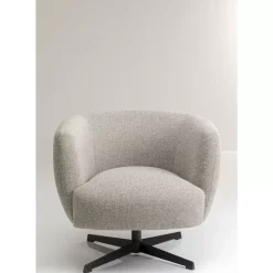 Drehsessel Peony Grau