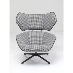 Drehsessel Toledo Schwarz Weiss