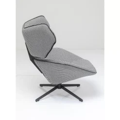 Drehsessel Toledo Schwarz Weiss