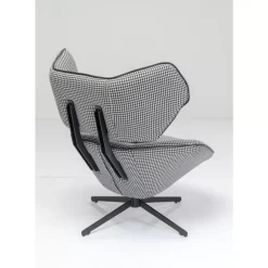 Drehsessel Toledo Schwarz Weiss