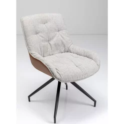 Drehstuhl Lori Grau Braun