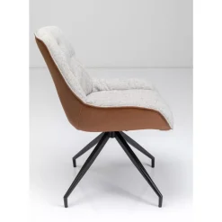 Drehstuhl Lori Grau Braun