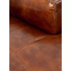 Ecksofa Cubetto Leder Braun