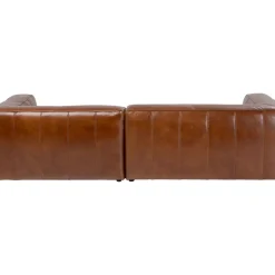Ecksofa Cubetto Leder Braun