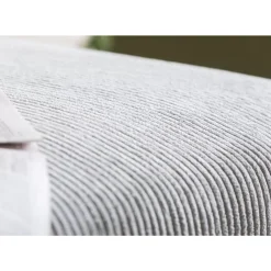 Ecksofa Gianni Cord Grau Rechts