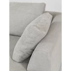 Ecksofa Gianni Cord Grau Rechts