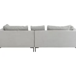 Ecksofa Gianni Cord Grau Rechts