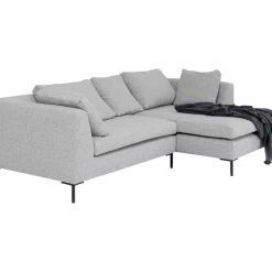 Ecksofa Gianni Dolce Hellgrau Rechts