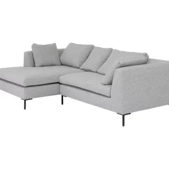 Ecksofa Gianni Dolce Hellgrau Links