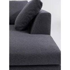 Ecksofa Gianni Grau Rechts