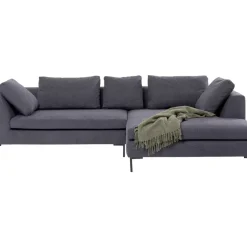 Ecksofa Gianni Grau Rechts