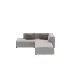 Ecksofa Infinity Boston Grau 237Cm