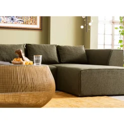 Ecksofa Infinity Dolce Grun Rechts