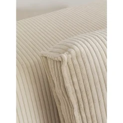 Ecksofa Infinity Ottomane Cord Creme Links