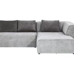 Ecksofa Infinity Ottomane Grau Rechts