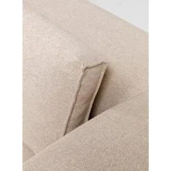 Ecksofa Infinity Ottomane Creme Rechts