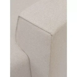 Ecksofa Infinity Ottomane Creme Rechts