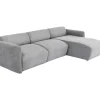 Ecksofa Lucca Grau Rechts 255Cm