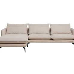 Ecksofa Monza Links Creme 296Cm