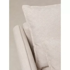 Ecksofa Monza Rechts Creme 296Cm