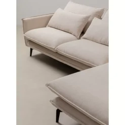 Ecksofa Monza Rechts Creme 296Cm