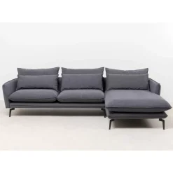 Ecksofa Monza Rechts Grau 296Cm