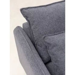 Ecksofa Monza Rechts Grau 296Cm