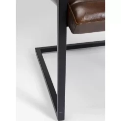 Freischwinger Lola Leder Braun