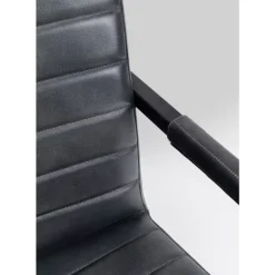 Freischwinger Lola Leder Grau