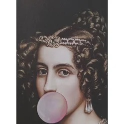 Gerahmtes Bild Bubble Gum 80X120Cm